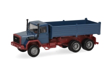 Herpa 320276-002 - H0 - Iveco Hauber Kipp-LKW  - blau